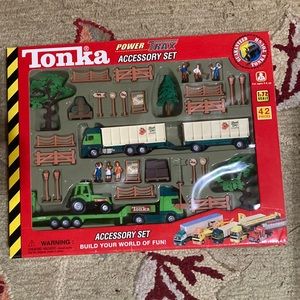 2000 Tonka power tracks accessory set 72 pieces
